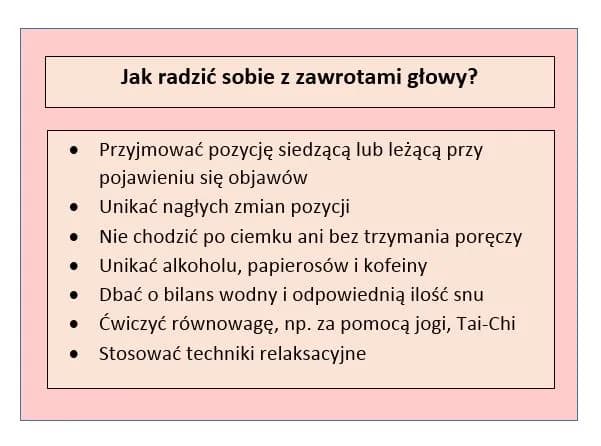 Zawroty głowy: co oznaczają i jakie mogą być ich przyczyny